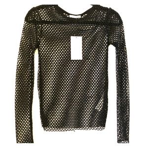 Zara Mesh Top